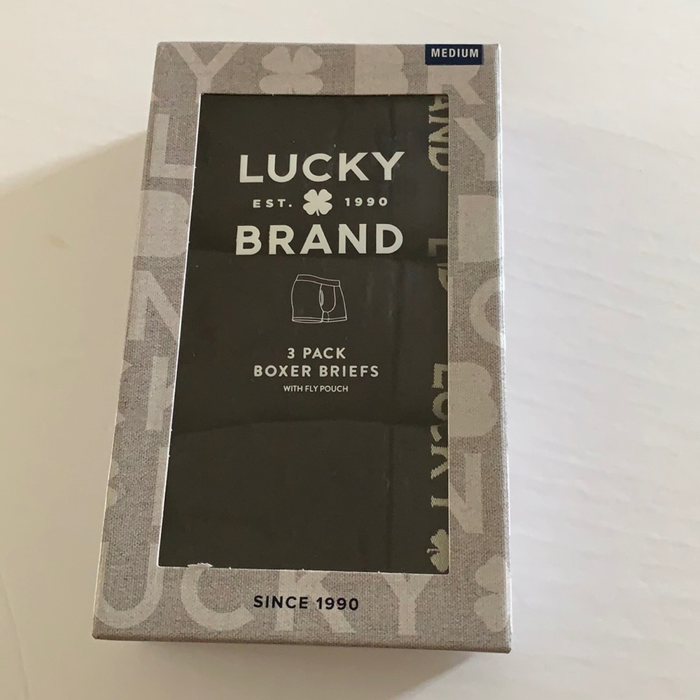 Lucky Brand 3 pack Boxer Briefs size M